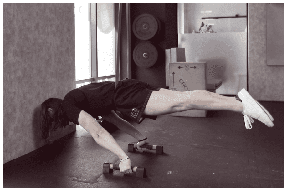 band assisted planche hold