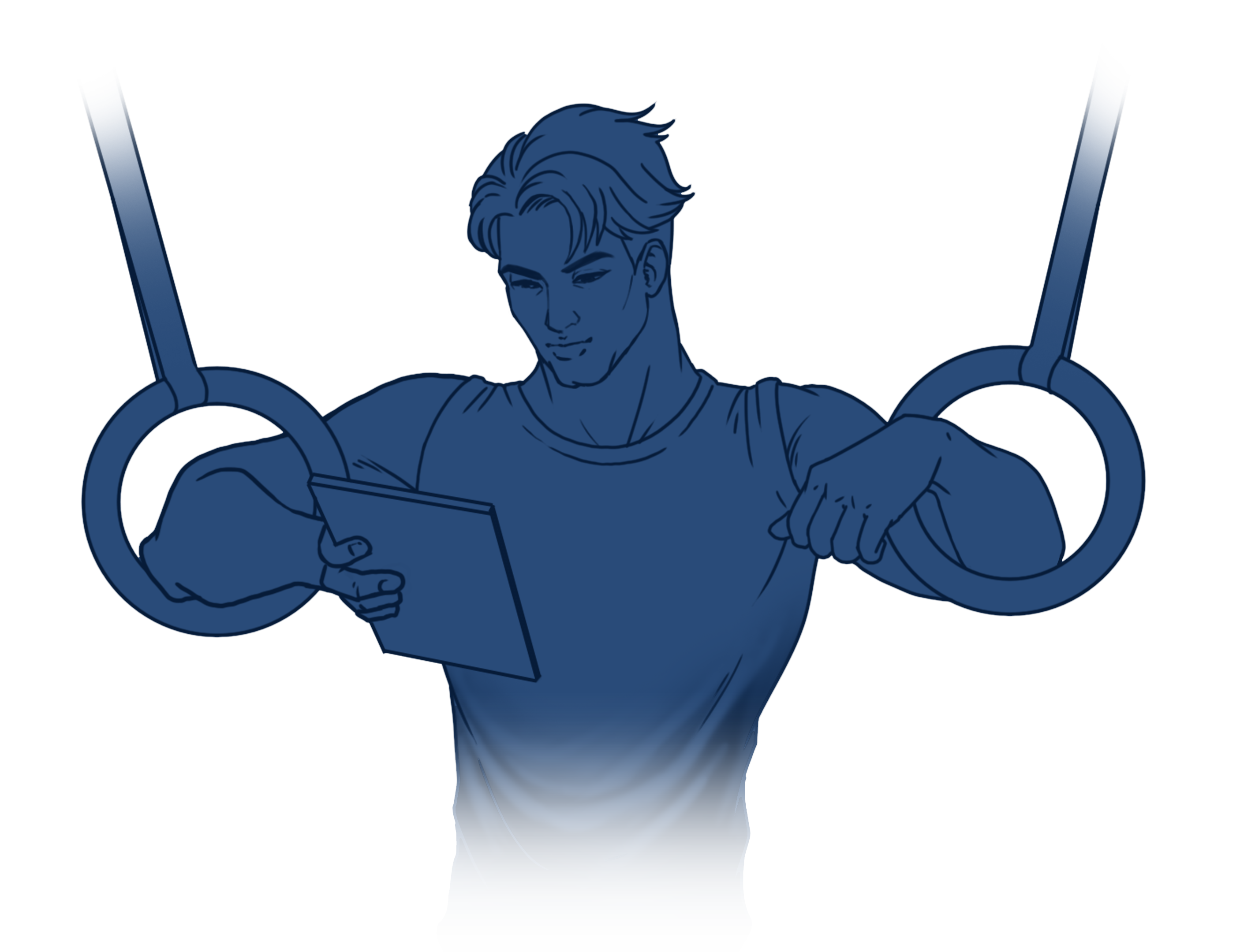 person looking at a tablet